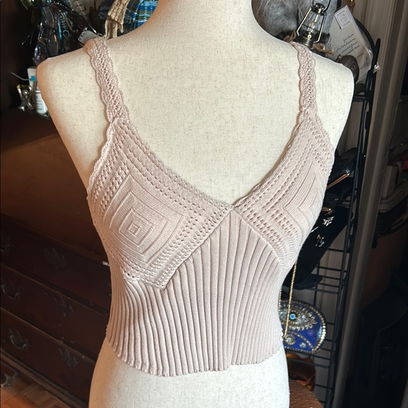 FREE PEOPLE Cropped Knit Top by Intimately - Picture 4 of 13